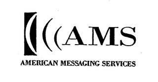 AMS AMERICAN MESSAGING SERVICES logo