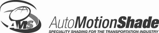 AMS AUTOMOTIONSHADE SPECIALTY SHADING FOR THE TRANSPORTATION INDUSTRY logo