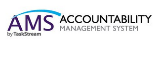 AMS BY TASKSTREAM ACCOUNTABILITY MANAGEMENT SYSTEM logo