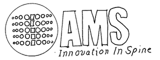 AMS INNOVATION IN SPINE logo