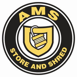 AMS STORE AND SHRED logo