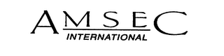 AMSEC INTERNATIONAL logo
