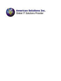 AMSOL AMERICAN SOLUTIONS INC. GLOBAL IT SOLUTIONS PROVIDER logo