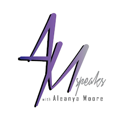 AMSPEAKS WITH ALEANYA MOORE logo