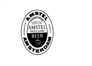 AMSTEL AMSTERDAM AMSTEL HOLLAND BEER 3 HIGHEST AWARDS logo