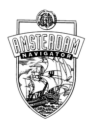 AMSTERDAM NAVIGATOR IN THIS BEER WE TRUST STRONGLY logo