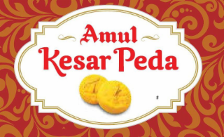 AMUL KESAR PEDA logo