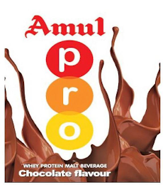 AMUL PRO WHEY PROTEIN MALT BEVERAGE CHOCOLATE FLAVOUR logo
