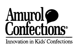 AMUROL CONFECTIONS INNOVATION IN KIDS' CONFECTIONS logo
