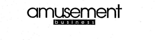 AMUSEMENT BUSINESS logo