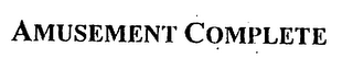 AMUSEMENT COMPLETE logo