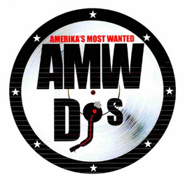 AMW DJS AMERIKA'S MOST WANTED logo