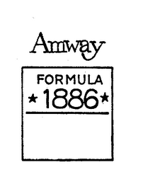 AMWAY FORMULA 1886 logo