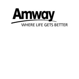 AMWAY WHERE LIFE GETS BETTER logo