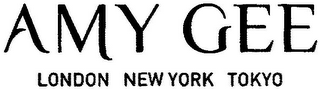 AMY GEE LONDON NEW YORK TOKYO logo
