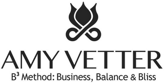 AMY VETTER B3 METHOD: BUSINESS, BALANCE& BLISS logo
