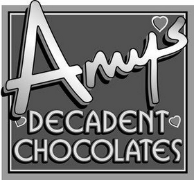 AMY'S DECADENT CHOCOLATES logo