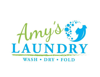 AMY'S LAUNDRY WASH DRY  FOLD logo
