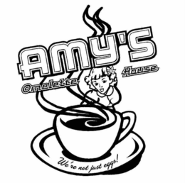 AMY'S OMELETTE HOUSE WE'RE NOT JUST EGGS! logo