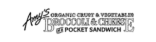AMY'S ORGANIC CRUST & VEGETABLES BROCCOLI & CHEESE IN A POCKET SANDWICH logo