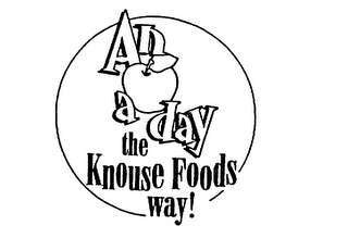 AN A DAY THE KNOUSE FOODS WAY! logo