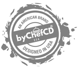 AN AMERICAN BRAND BYCHEFCD DESIGNED IN USA logo