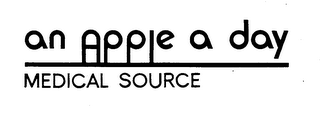 AN APPLE A DAY MEDICAL SOURCE logo