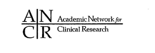 AN CR ACADEMIC NETWORK FOR CLINICAL RESEARCH logo
