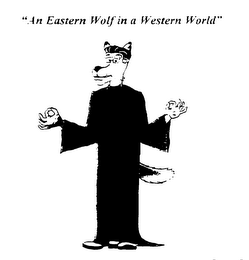 "AN EASTERN WOLF IN A WESTERN WORLD" logo