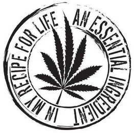 AN ESSENTIAL INGREDIENT IN MY RECIPE FOR LIFE logo