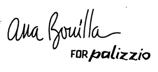 ANA BONILLA FOR PALIZZIO logo