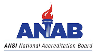 ANAB ANSI NATIONAL ACCREDITATION BOARD logo