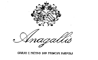 ANAGALLIS GIULIO E PIETRO DEI PRINCIPI RUSPOLI logo