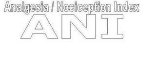 ANALGESIA/NOCICEPTION INDEX ANI logo