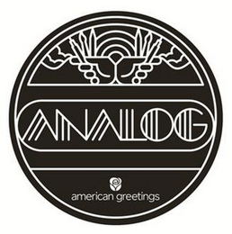 ANALOG AMERICAN GREETINGS logo