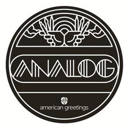 ANALOG AMERICAN GREETINGS logo