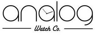 ANALOG WATCH CO. logo