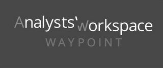 ANALYSTS' WORKSPACE WAYPOINT logo