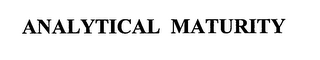 ANALYTICAL MATURITY logo