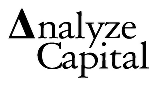 ANALYZE CAPITAL logo