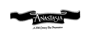 ANASTASIA A 20TH CENTURY FOX PRESENTATION logo