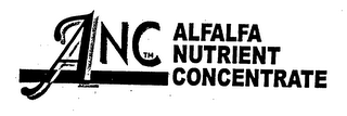 ANC ALFALFA NUTRIENT CONCENTRATE logo