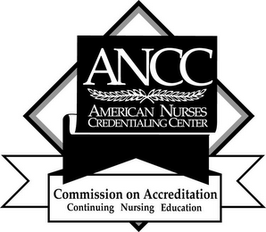 ANCC AMERICAN NURSES CREDENTIALING CENTER COMMISSION ON ACCREDITATION CONTINUING NURSING EDUCATION logo