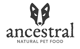 ANCESTRAL NATURAL PET FOOD logo