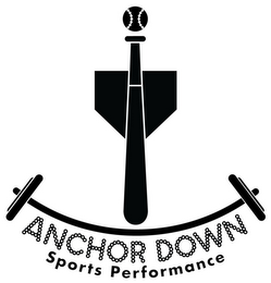 ANCHOR DOWN SPORTS PERFORMANCE logo