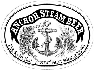 ANCHOR STEAM BEER MADE IN SAN FRANCISCOSINCE 1896 logo