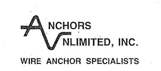 ANCHORS UNLIMITED, INC. WIRE ANCHOR SPECIALISTS logo