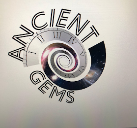 ANCIENT GEMS, ROMAN NUMERALS 1-12 logo