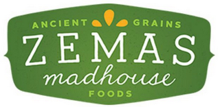 ANCIENT GRAINS ZEMAS MADHOUSE FOODS logo