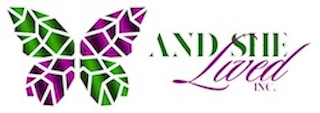 AND SHE LIVED INC. logo